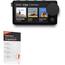 BoxWave Screen Protector Compatible with Spotify Car Thing - ClearTouch Anti-Glare ToughShield 9H 2-Pack, Anti-Glare 9H Tough Flexible Film Screen Protector
