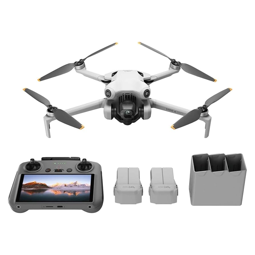 Amazon.com: DJI Mini 4 Pro Fly More Combo with DJI RC 2