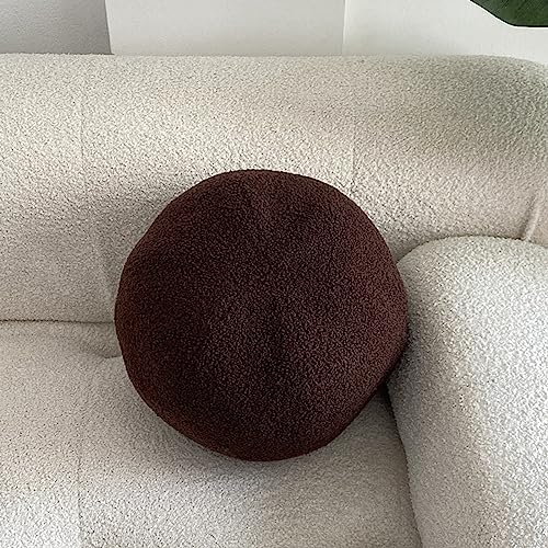 Yooname Chocolate Ball Plush Pillow Waist Rest Cushion