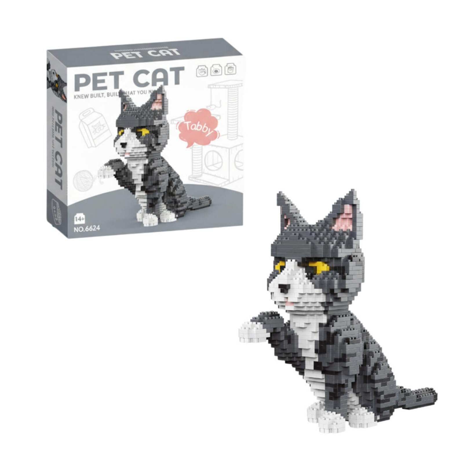 DIY Micro 3D Building Toy Bricks,Mini Building Blocks Animal Set,for Office Decoration Home Display, Gift Giving