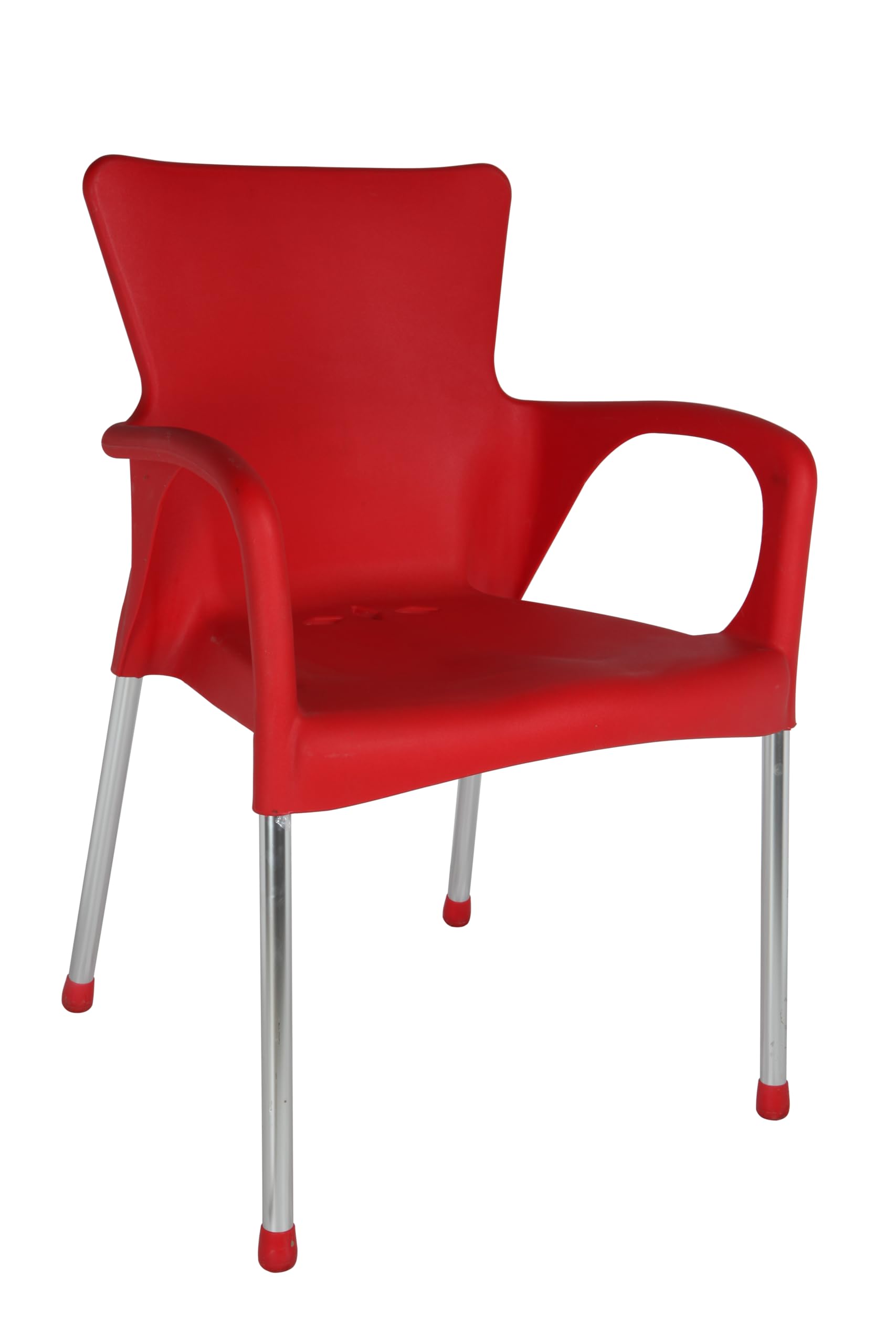 National Plastic Since 1952 Atlantis Chair (Red) | Modern Arm Chair with Metal Legs | Stackable, Lightweight & Durable | Indoor & Outdoor Use-image-44