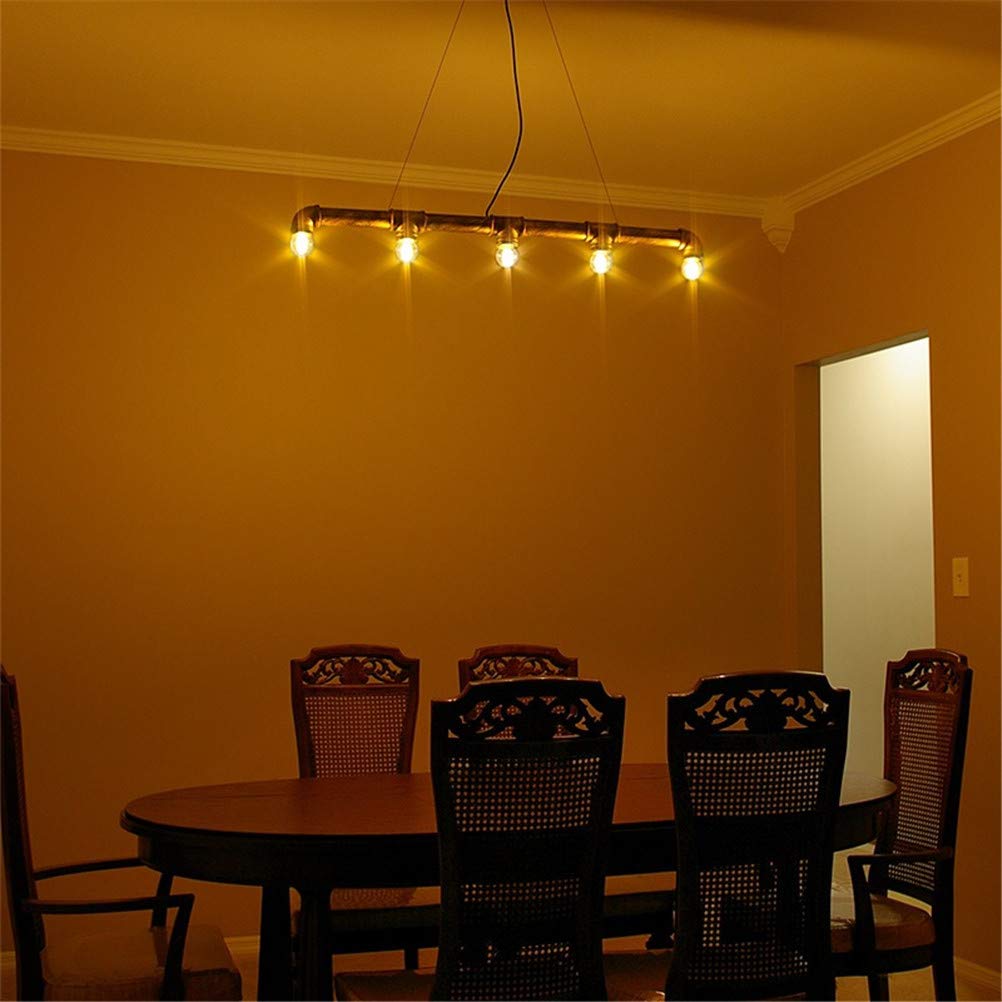 Bombilla LED E27/A60/8W Regulable, Estilo Edison Vintage, 220V, Amarilla, 2200K, para el hogar, Regulable, 4 Unidades.