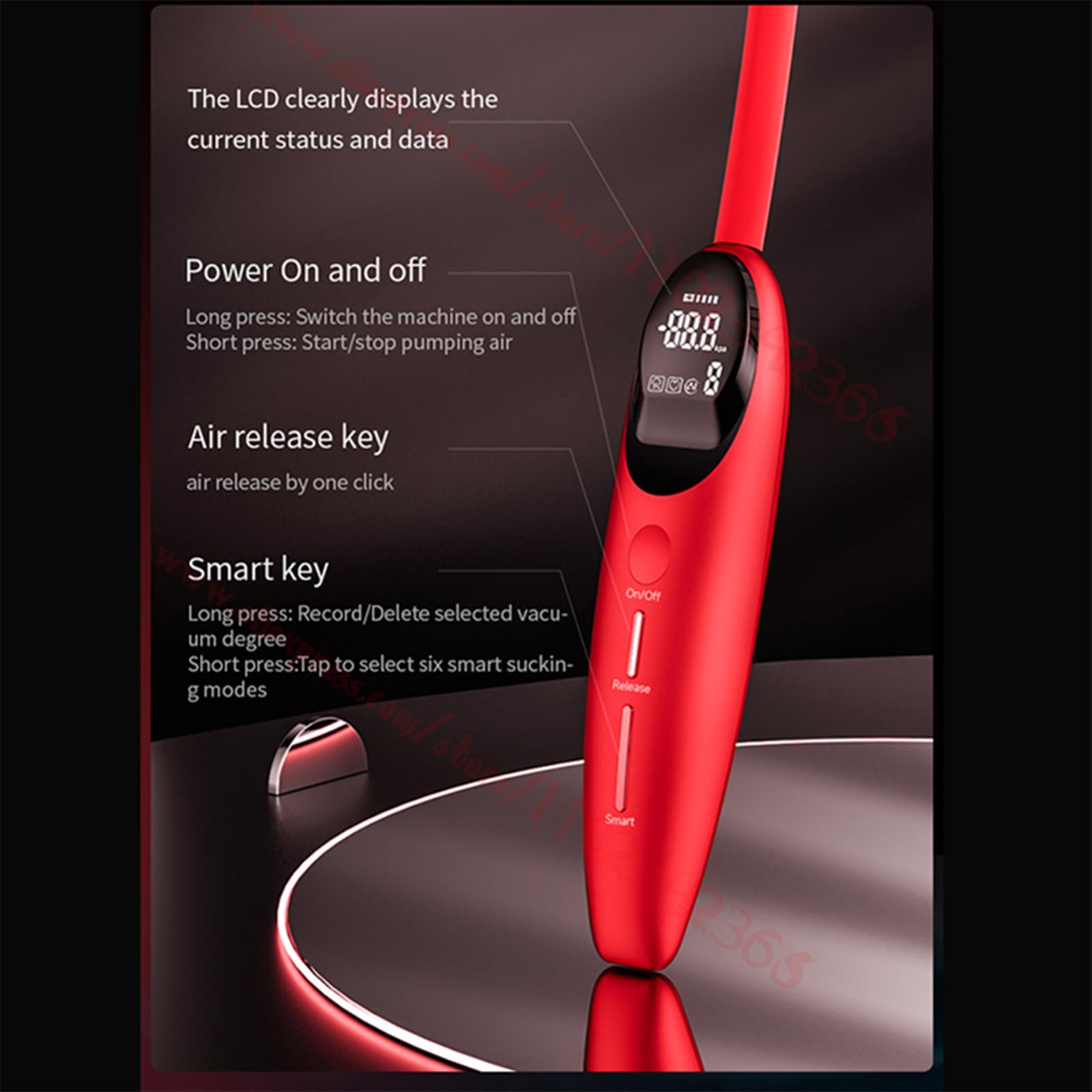 Elektrische Brustpumpe Milchpumpe Vakuum Saugkraft Brustsauger Vibratoren Pumpe Brust Saugen Nippelsauger Nippel Sucker Brustvergrößerung Nippel Stimulator Massager Sex Spielzeug Für Frauen(L)