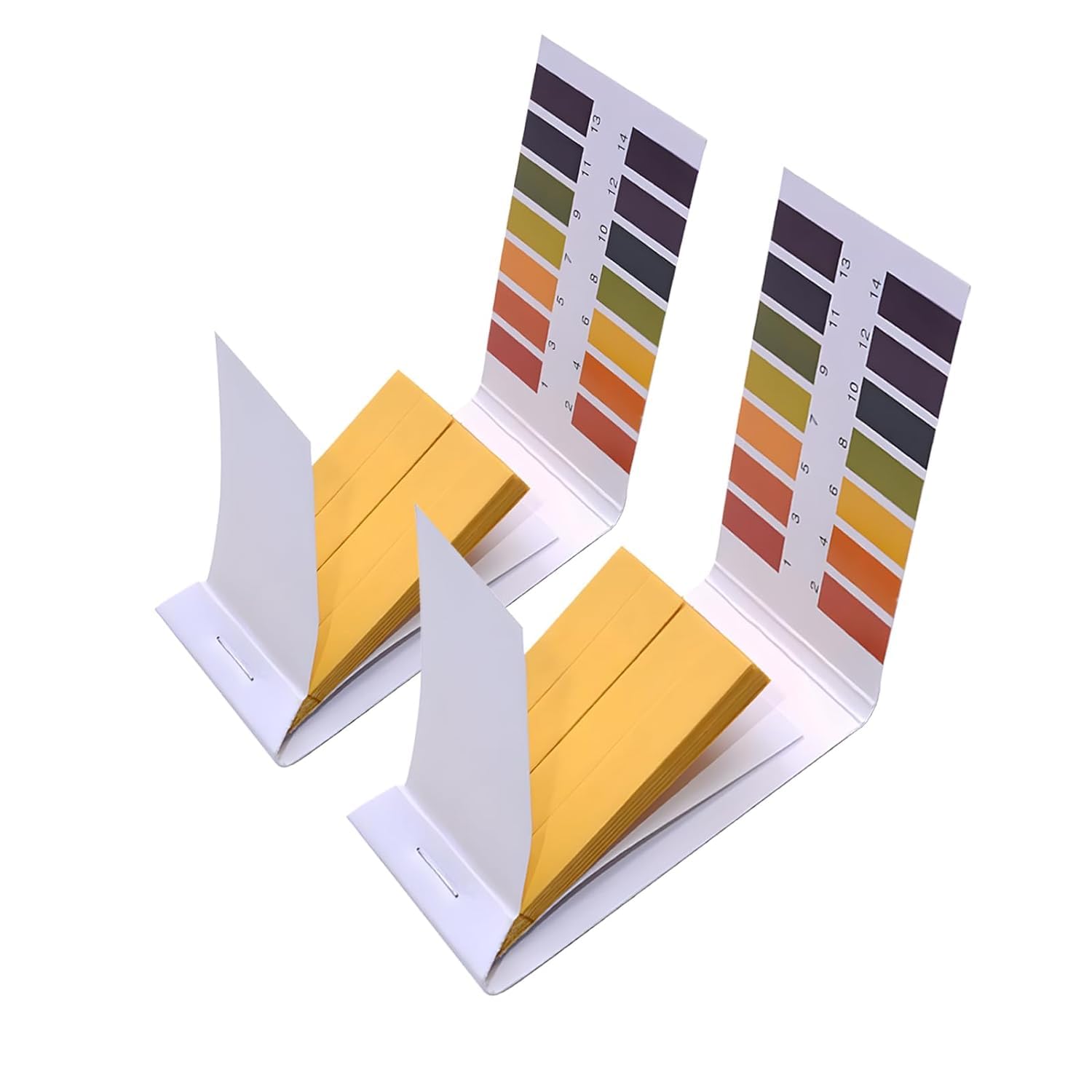 OCEAN STAR 2 Pack pH Test Strips Universal pH 1-14 Test Paper Litmus Test Paper 160 Strips for Saliva Urine Water Soil and Chemistry Experiments-image-32