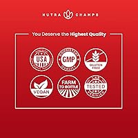 Vista 8 de NutraChamps Cápsulas de ginseng Panax rojo coreano Ginsenósidos extra fuertes para energía, concentración, rendimiento, vitalidad y apoyo