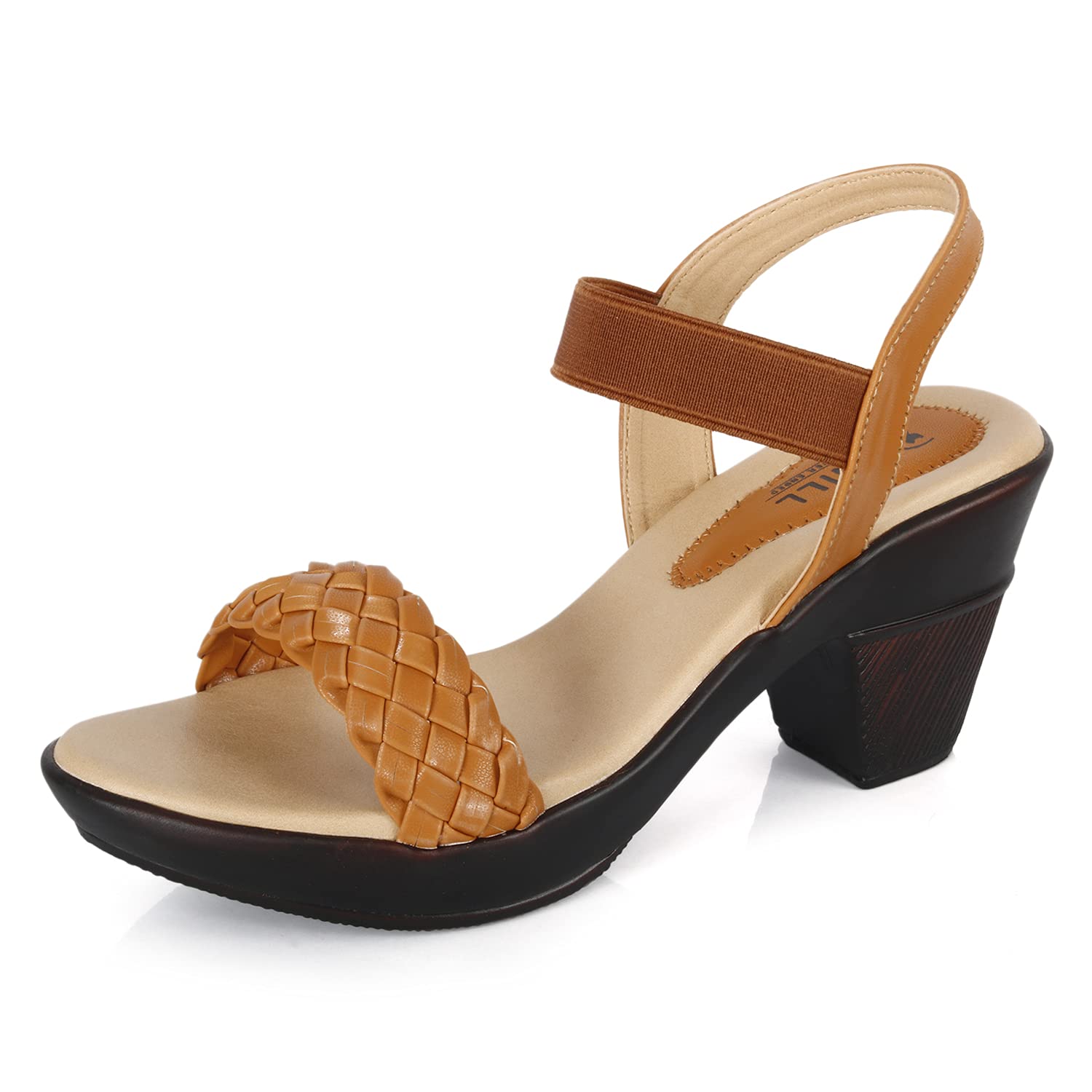 Denill Women and Girls Wedge Heel Sandal (Slip on Style) Tan UK 5 (B08FFX5YJM) Amazon Price History, Amazon Price Tracker