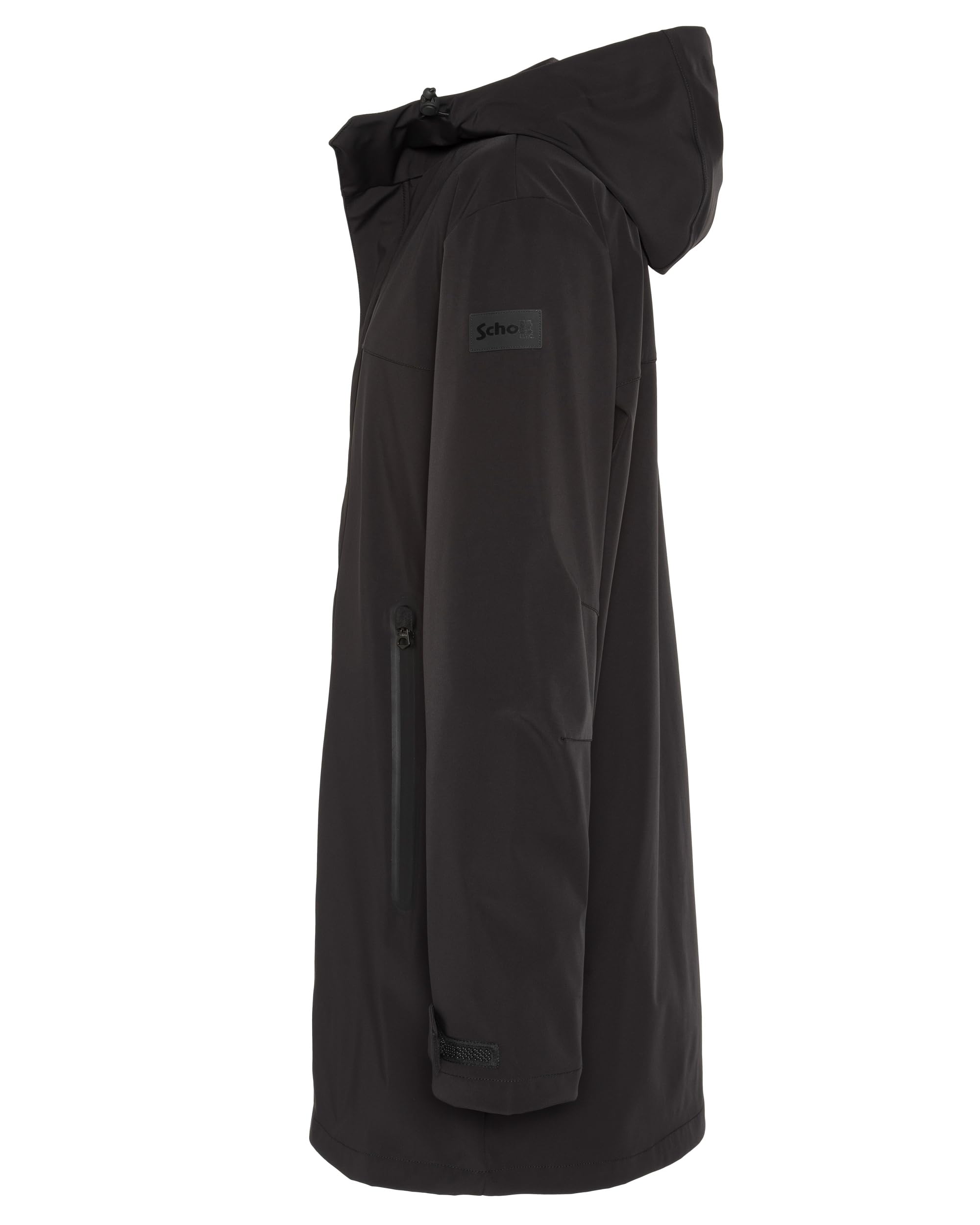 Schott NYC Parka Tech Schott Dwight Długi kaptur czarny, czarny, L