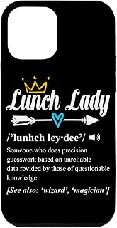 iPhone 12 mini Lunch Lady Definition Wizard Magician meals food service Case