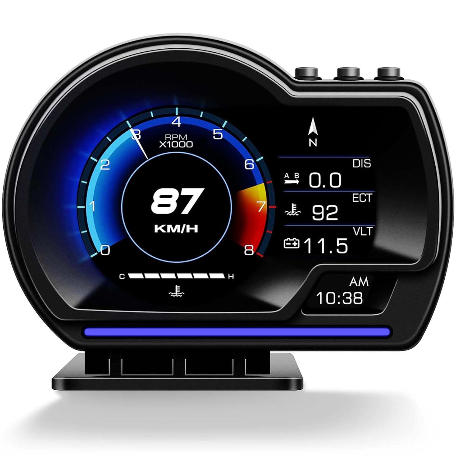 MH Head Up Display, OBD2+GPS Dual System, Speedometer, Tachometer, Water Temp, Volt, Overspeed Alarm AUTO Gauge Fault Diagnosis for Cars MH Head Up Display, OBD2+GPS Dual System, Speedometer, Tachometer, Water Temp, Volt, Overspeed Alarm AUTO Gauge Fault Diagnosis for Cars