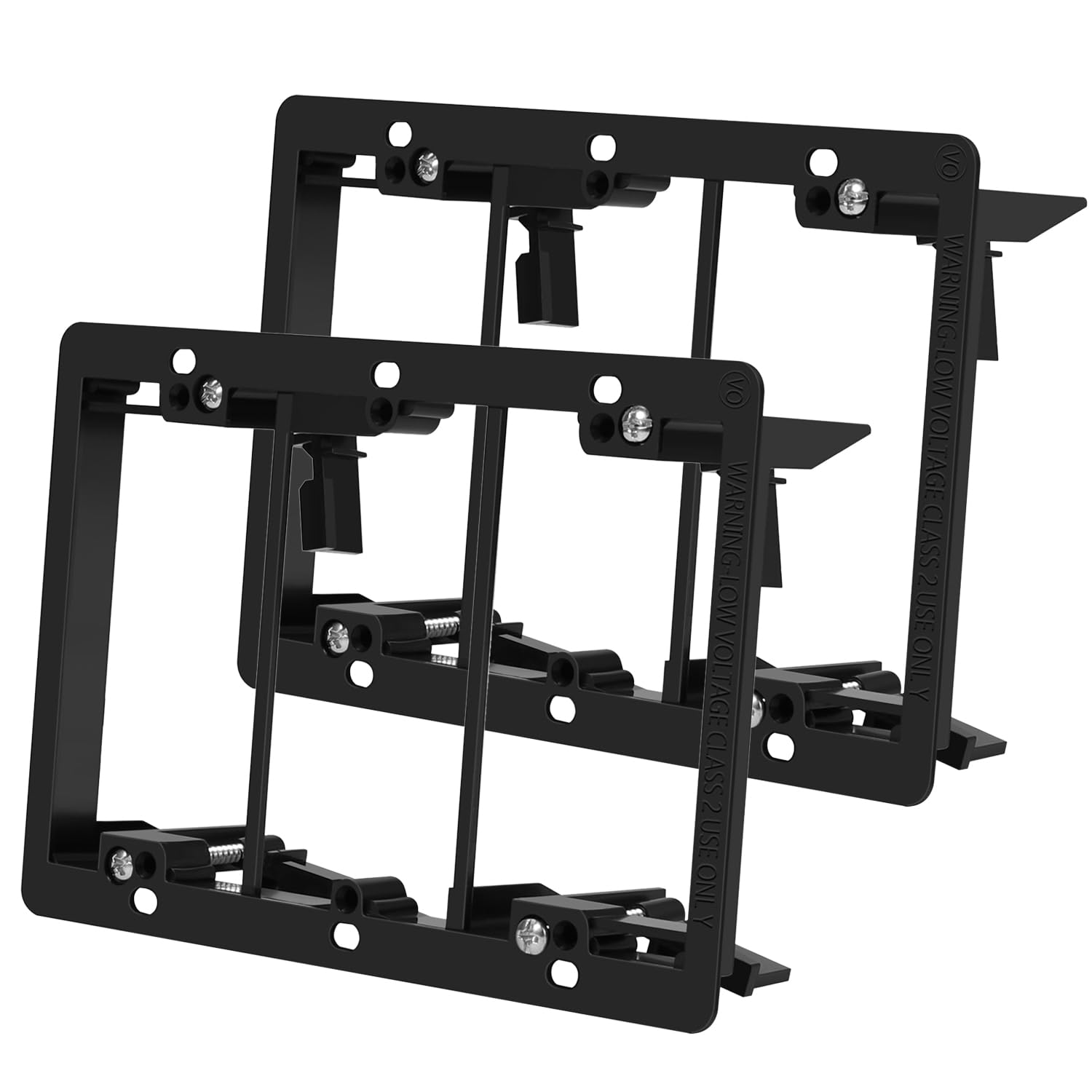 TNP 1 Gang Low Voltage Mounting Bracket, Old Work Drywall Box, Black — Amazon image 10