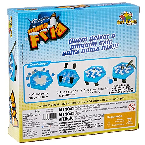 Jogo Pinguim Numa Fria, Art Brink, Quebra Gelo