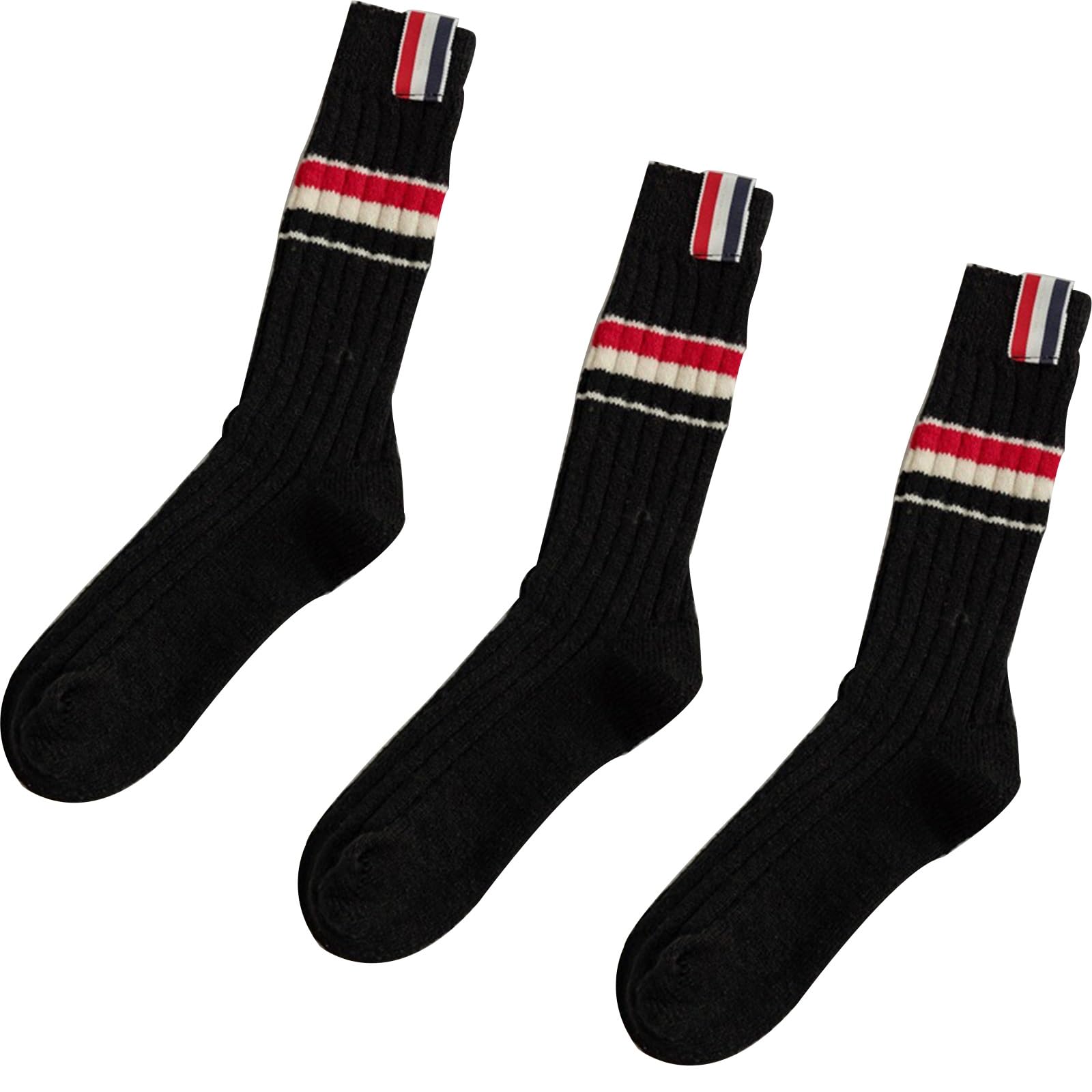 Chaussettes mi-mollet au design preppy en maille respirante pour un maintien optimal