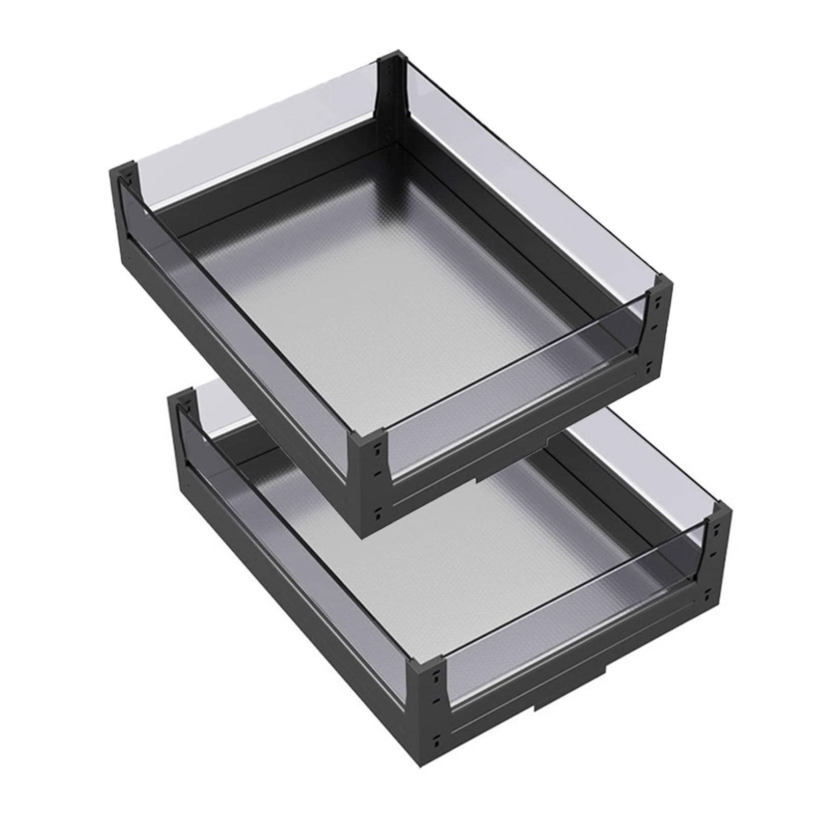 Organizador de cajones para ahorrar espacio en armarios de cocina bajos