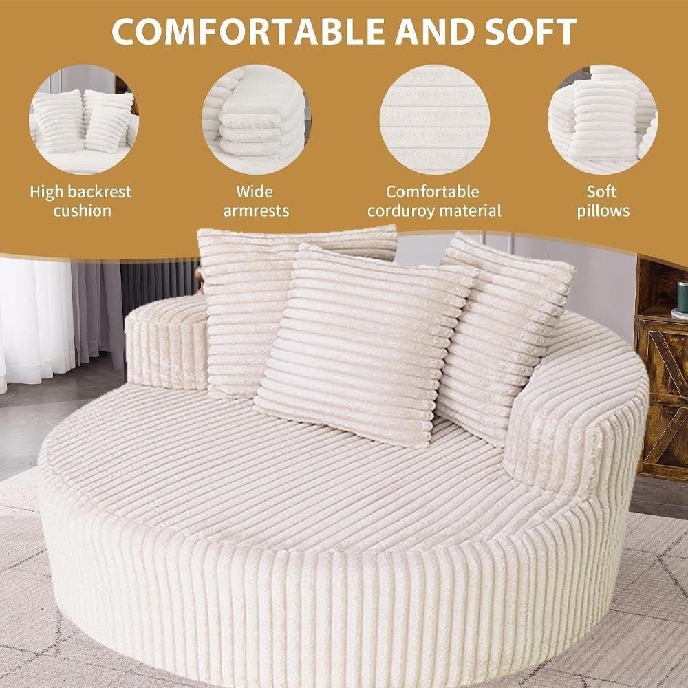 Sofa Ohne Knochen, Einzelschlafsofa für Erwachsene, Kein Zusammenbau