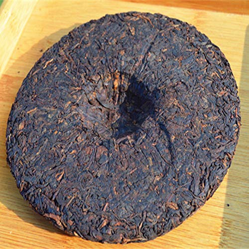 Té Puer maduro de 200g, té Puer con rima de fragancia antigua de Yunnan, té orgánico Pu'er, árbol más antiguo cocido… - Imagen 5