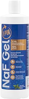 X-PUR NaF Gel - High Strength Fluoride Gel Toothpaste With 10% Xylitol - 1.1% Fluoride Gel - Toothpaste Or Use In Trays - Non-Irritating And SLS Free - Protects From Acid Erosion - 475 ml
