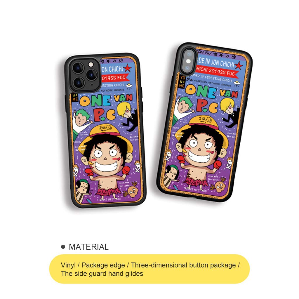 携帯電話本体 Luffy Nova capa de telefone Luffy divertido anime One Piece iPhone 11
