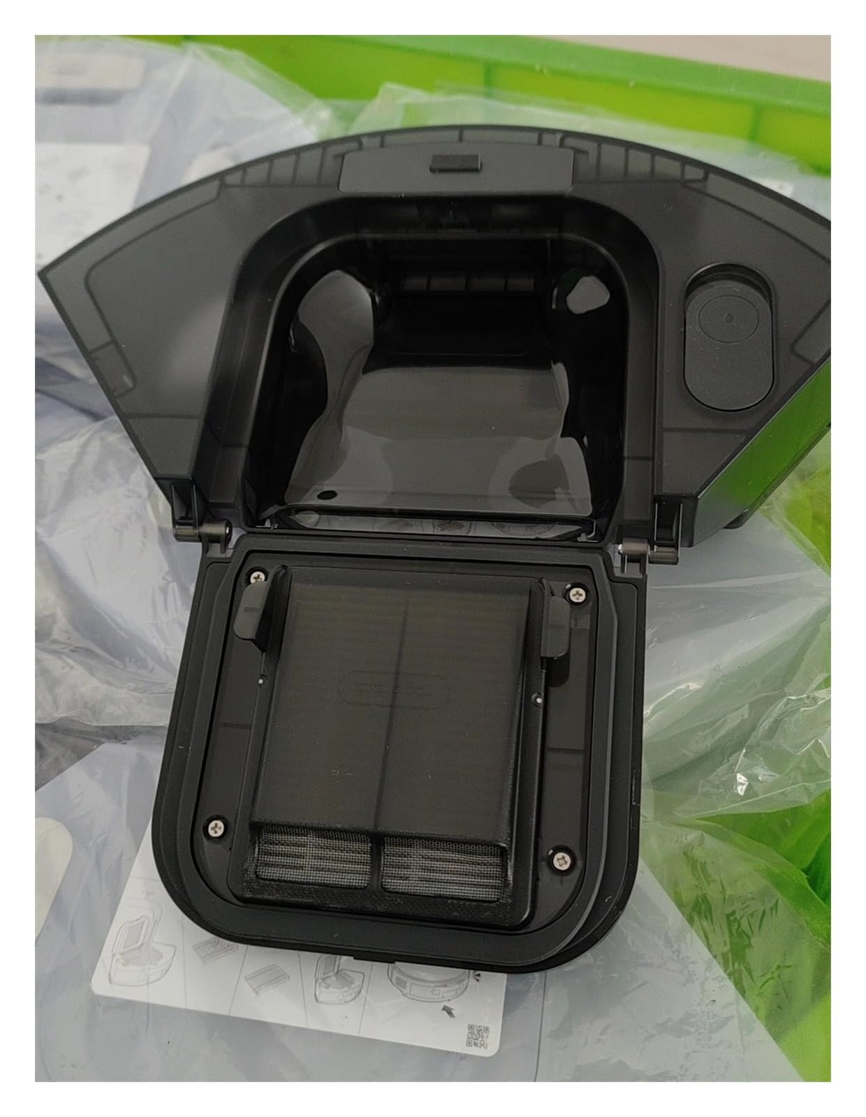 Staubsauger 2-in-1-Wassertank-Staubbox-Ersatzzubehör. Kompatibel Mit Roborock Q7 / M5+ / TF+ / L5+(Dustbin Tank Black)