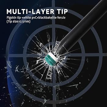 ビリヤードプレイキュー OKHEALING 2本セット Amazon | ビリヤード キュー OKHEALING 58インチ19-20oz 1/2