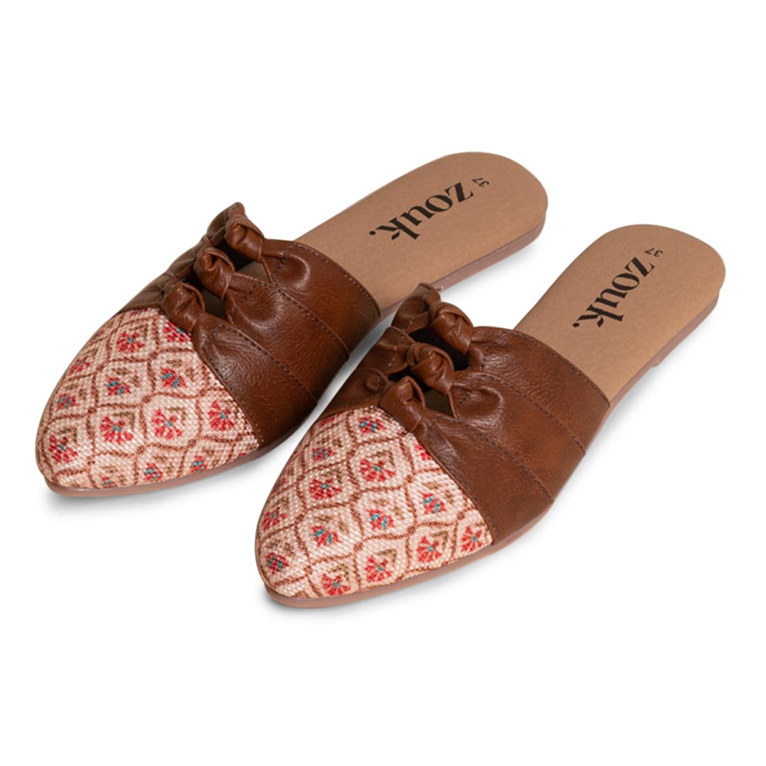 ZOUK Womens Handcrafted Vegan Leather Pink Jaipur Kamal Knotted Mule(ZFKM-JK-41) (B0BC3Y345N) Amazon Price History, Amazon Price Tracker