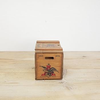 ヴィンテージ　バドワイザー　ウッドボックス　木箱 1249 ビンテージ 木箱 BUDWEISER バドワイザー ウッドボックス