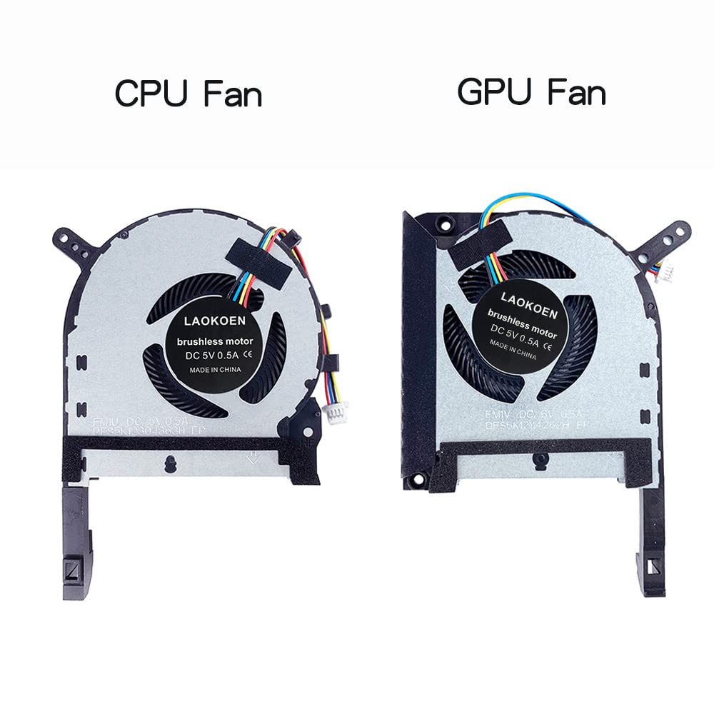 Ventilateur De Refroidissement CPU & GPU Pour PC Portable Asus TUF Gaming FX505 / FX705