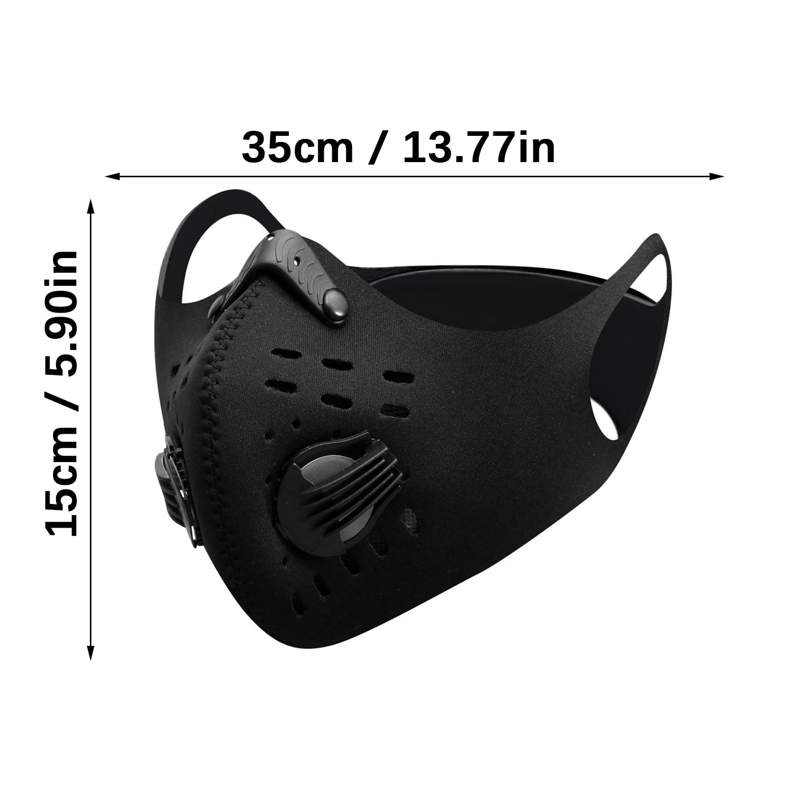 Face Bocca Copre Mezza Maschera Sportiva Con Filtro Riutilizzabile Pisiqi Copertura Mezzi Sport