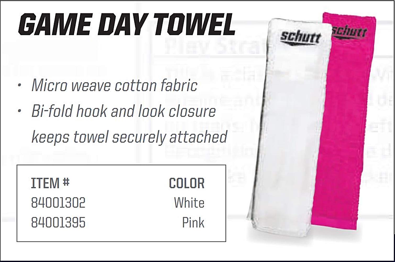 Schutt Sports Game Day Football Towel 