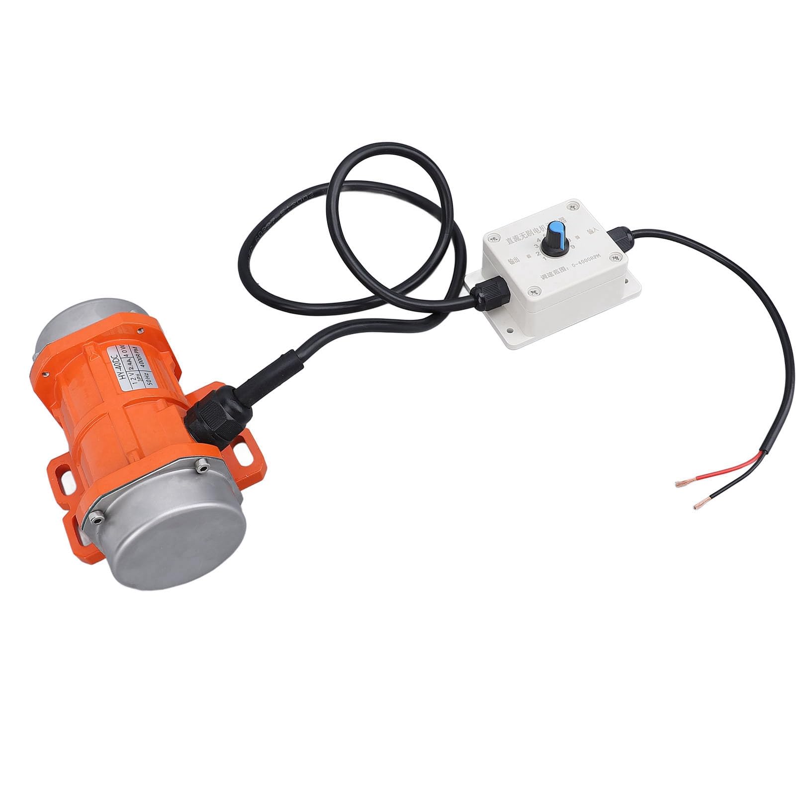 Topiky Silnik Wibracyjny do Betonu 12 V DC, Stop 4000 Obr./min (40W)