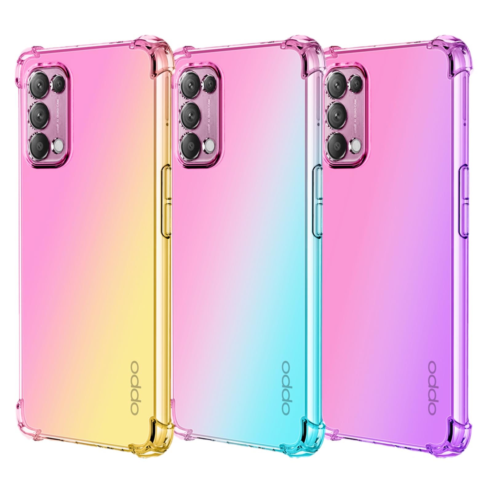 Funda Oppo Find X5 Lite 5G Con Tapa Deslizante Cámara Y Anillo Soporte - Negro