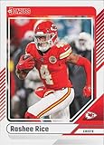 2024 DONRUSS #233 RASHEE RICE CHIEFS FOOTBALL OFFICIAL TRADING CARD OF NFL