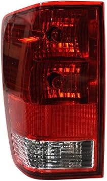 Tail Light Driver Side Clear&Red Lens OE Comparable 9-Item Height NI2800166 127-10902