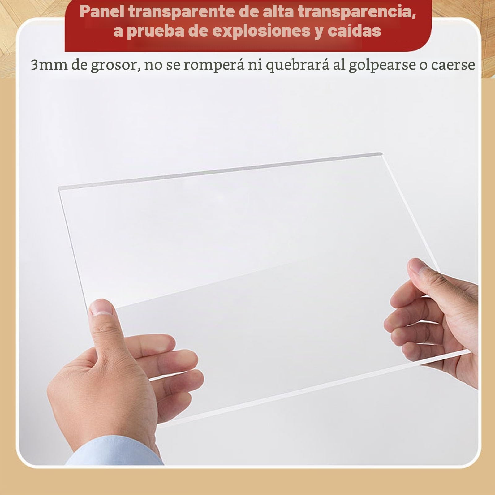 Parque para Perros Transparente, Parque para Perros de plástico acrílico Transparente para Interiores, Parque para Perros de acrílico, para Cachorros, Gatos, Conejos(Big Door,12 Pieces)