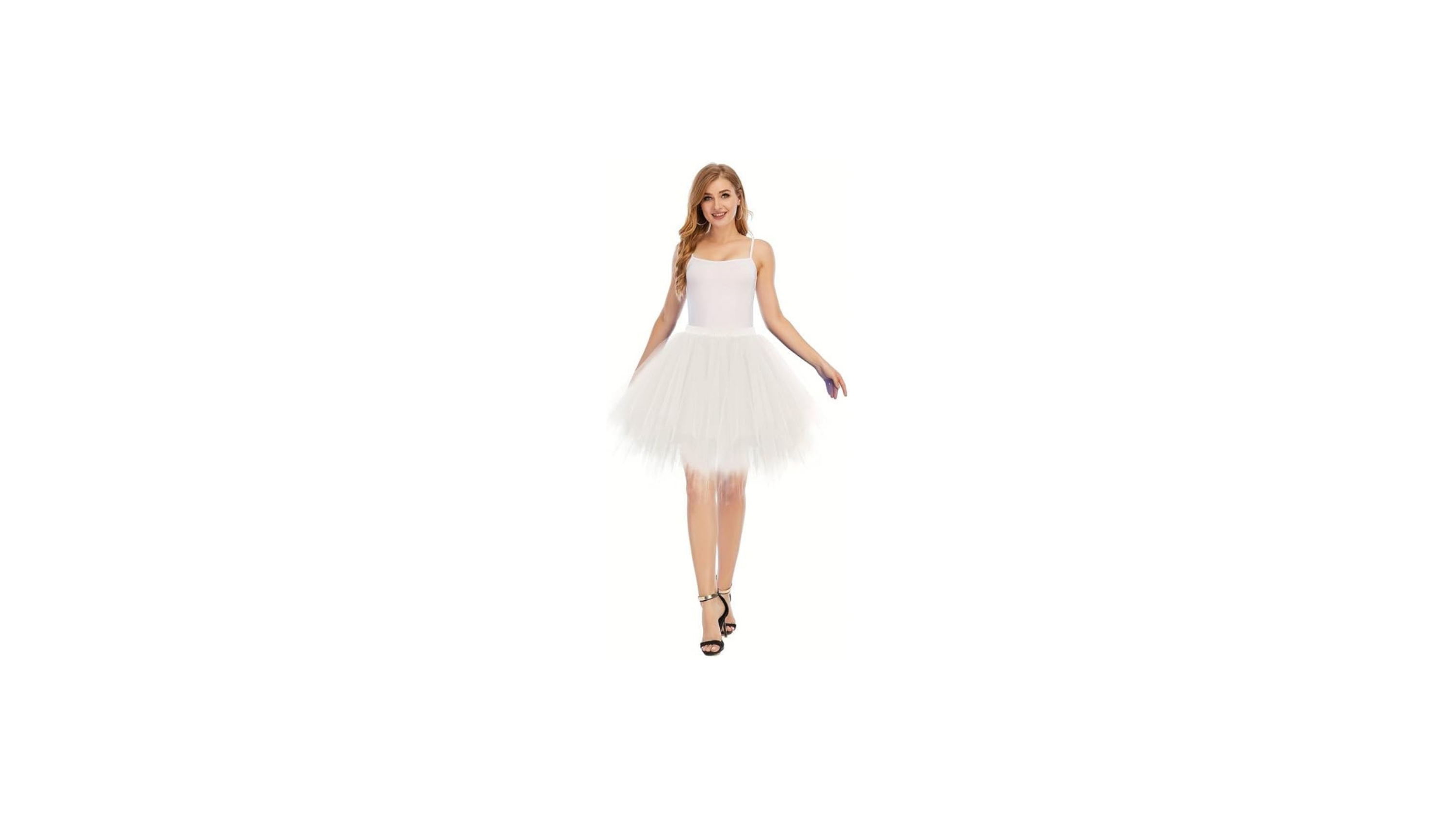 Jupe Tutu Tulle Boolavard Pour Femme - Style Rétro Années 80 - Double Doublure Satin - Élastique Confort - Pour Fête, Halloween, Danse