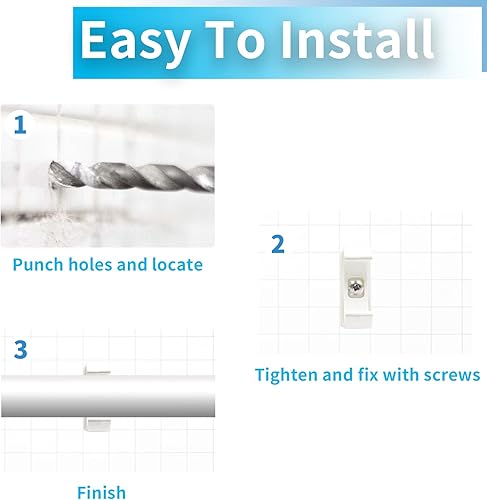 Miniatura 5 de 12 abrazaderas de tubería de agua de PVC, abrazaderas de tubo de identificación de 1-12 pulgadas (1.575 in), hebillas en forma de U para tuberías de