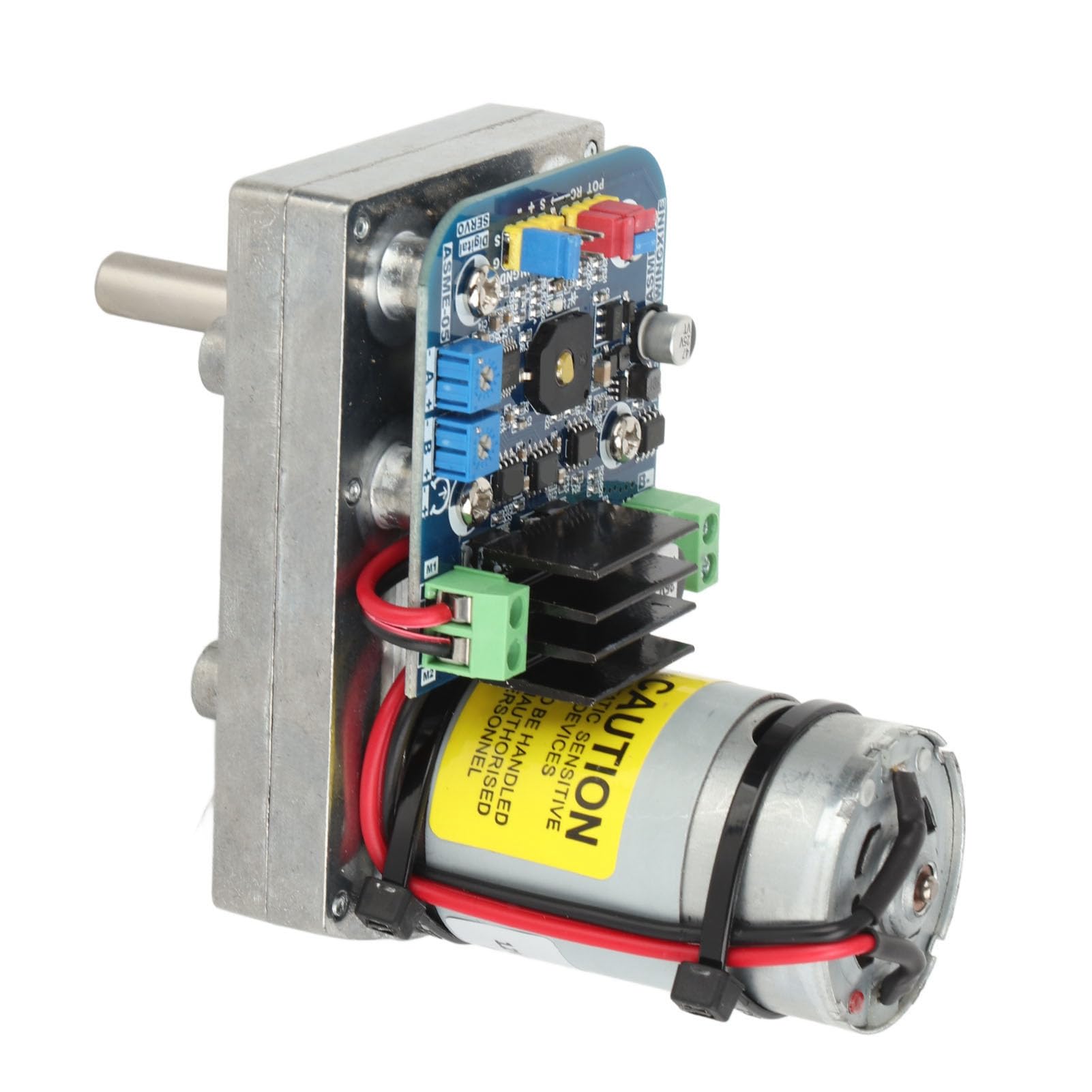 Focket Servomoteur de Robot ASMC-04B, Servomoteur à Engrenages Métalliques à Couple élevé de 180 kg. Cm 24 V, RC en Acier allié avec Arbre en Forme de D pour Bras Robotique RC Voiture Quadrirotor
