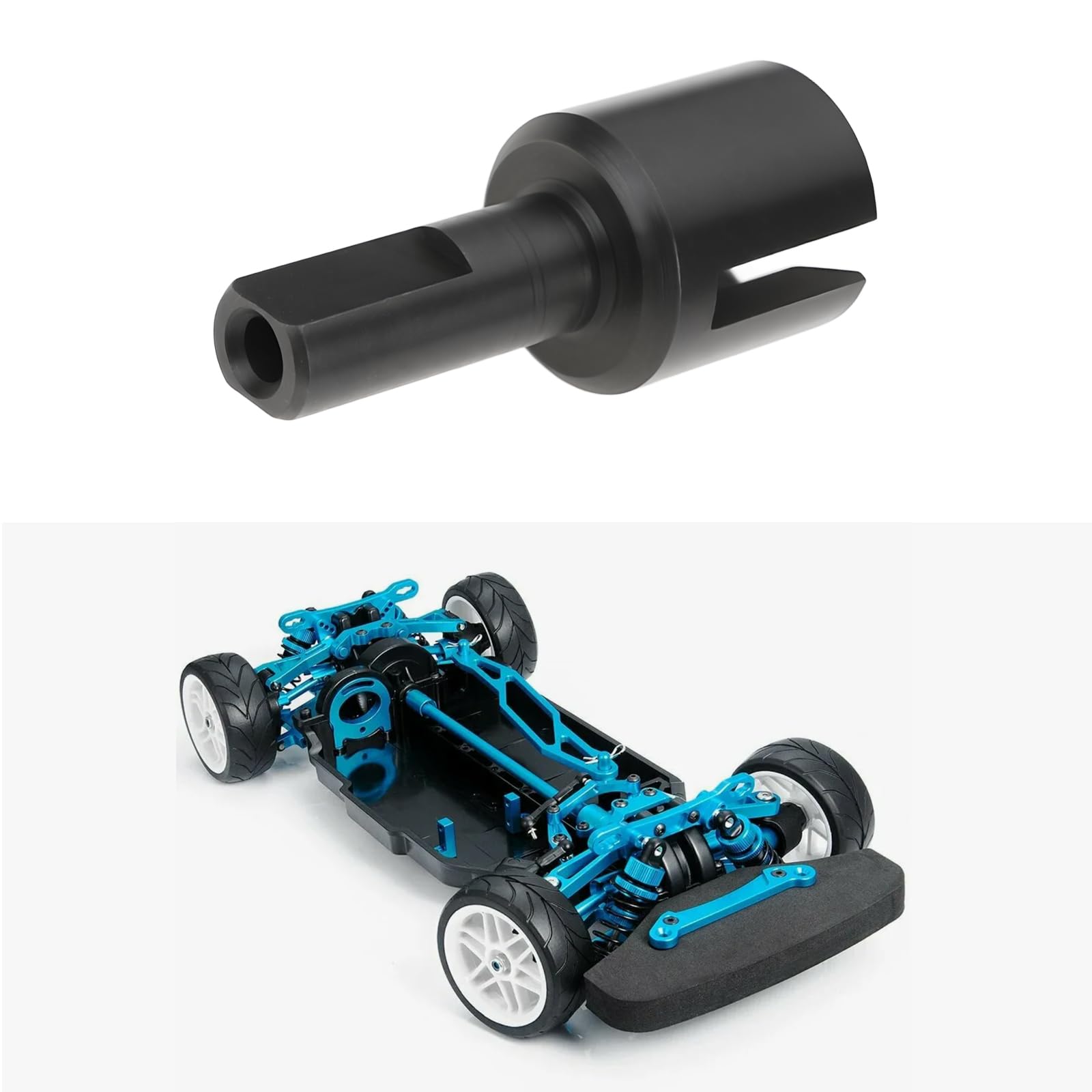 VGOL 2PCS RC Car Differential Outdrive Shaft 54477 RC Car Hop-ups Compatible with T-amiya RC Car TT-02 Series Chassis - Image 3