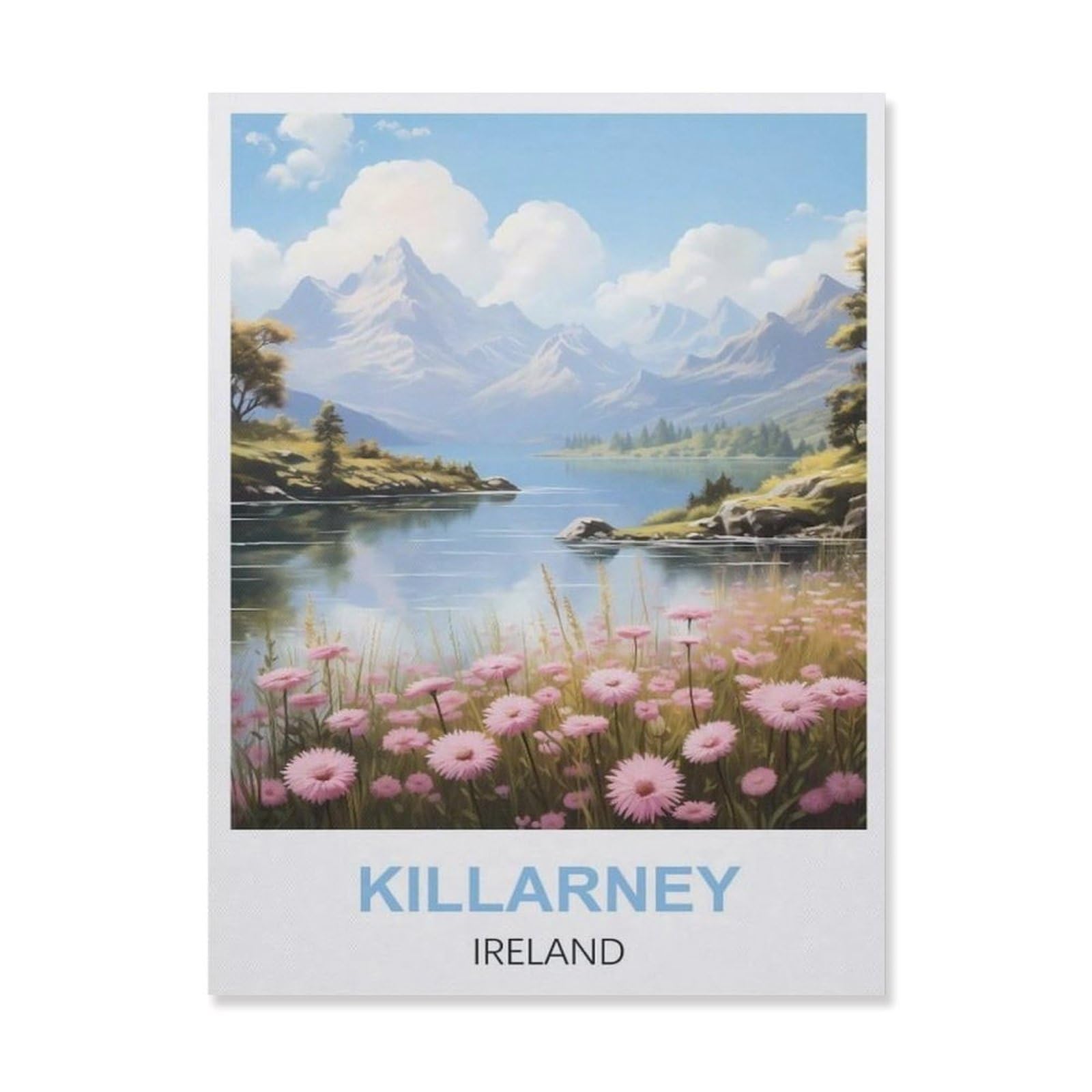 Metal Tin Sign，Killarney Ireland(15x30cm）