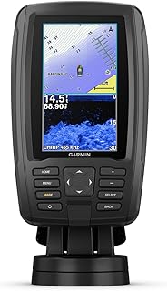 Garmin ECHOMAP Plus 43cv, 4.3-inch Sunlight-readable Combo, Includes GT20 Transducer, with U.S. Lakevu G3 Maps and Clearvu and Traditional Chirp Sonar