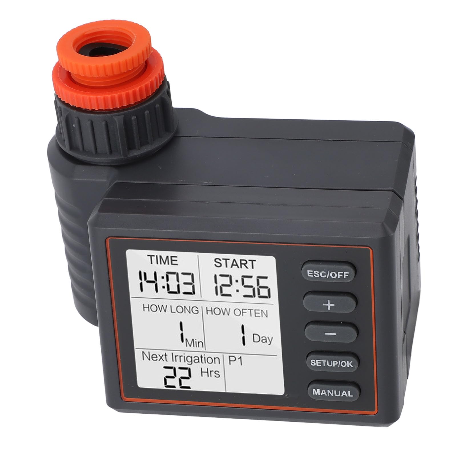 Timer per irrigatore ABS Programmabile Controller automatico per irrigazione Timer per irrigazione intelligente per giardino Prato Balcone 125x90x115mm 410g