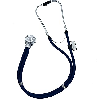 Cross Canada Crosscope 205 Clinician Sprague Rappaport Dual Head Stethoscope with Adult, Pediatric, and Infant convertible chestpiece for physician, nurse, pediatrician, nursing assistant, doctor, EMT/EMS, medical assistant and medical & nursing student – Navy Blue
