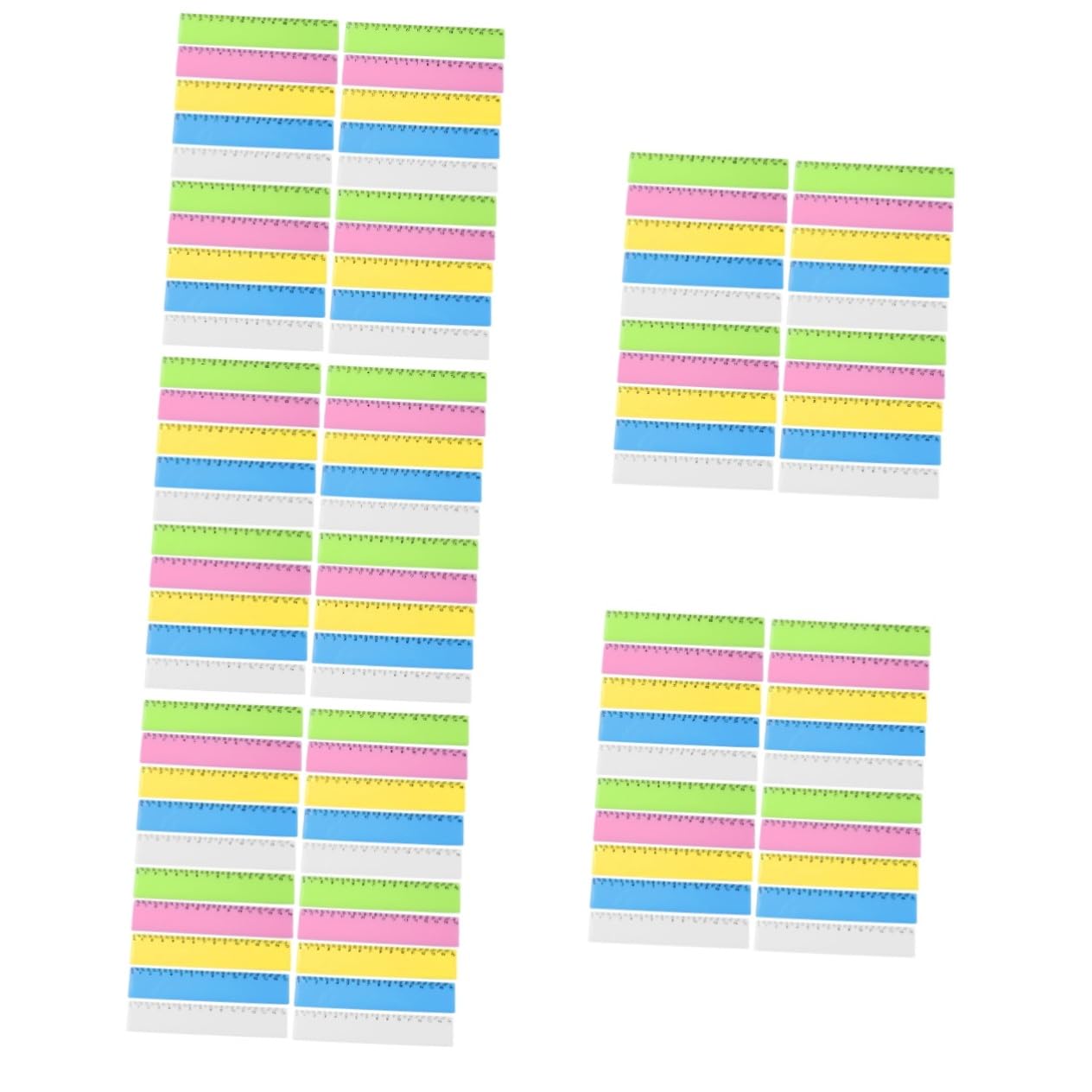 VILLCASE 5 Sätze Buntes Lineal Wiederverwendbare Lineale Messlineale Aus Kunststoff Neuartige Farbige Lineale Lineal Für Das Klassenzimmer Bunte Herrscher Lineale Malen Plastik 25 Stück * 5