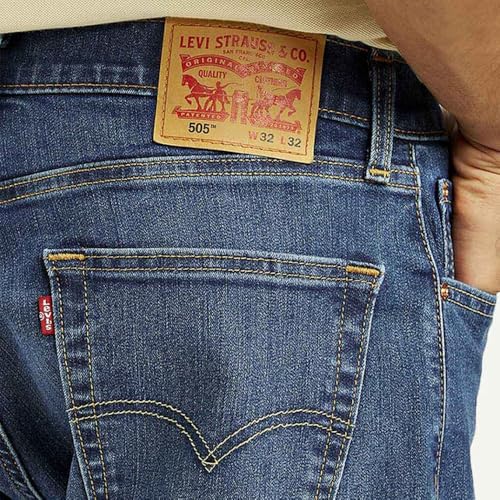 Image of Levi's Men's 505 Straight Fit Mid Rise Jeans