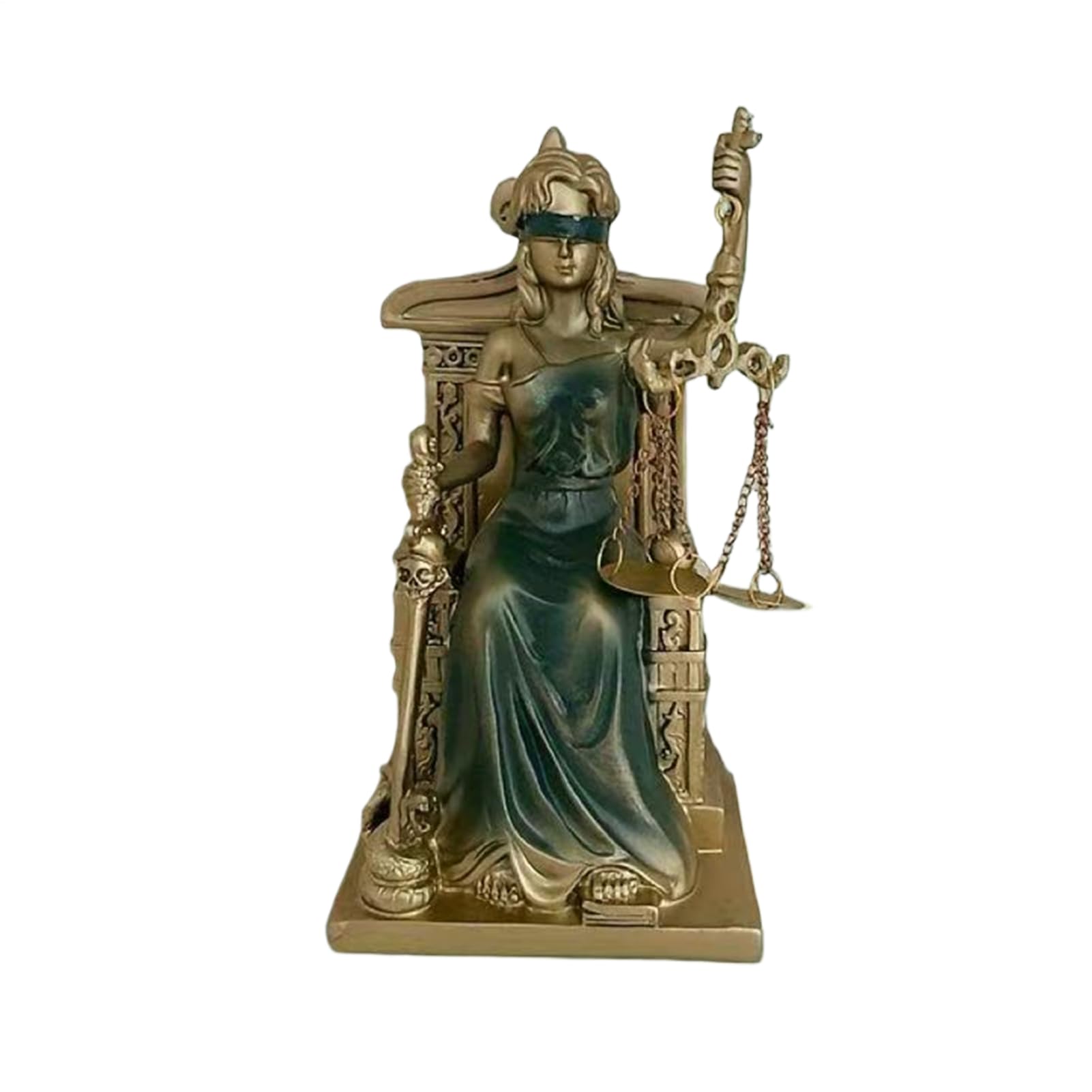 Sculpture femme vintage en statue de table pour la décoration de maison