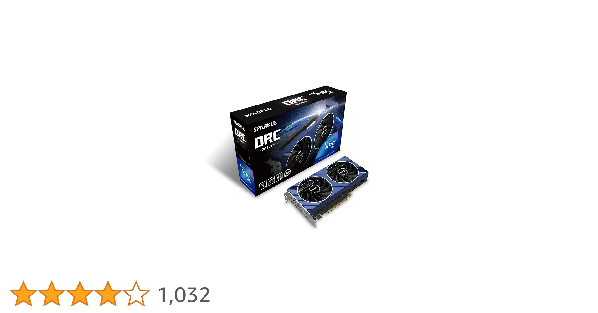 ★Sparkle Intel Arc A750搭載グラフィックカード OC版 Amazon.com: Sparkle Intel Arc A750 ORC OC Edition, 8GB GDDR6