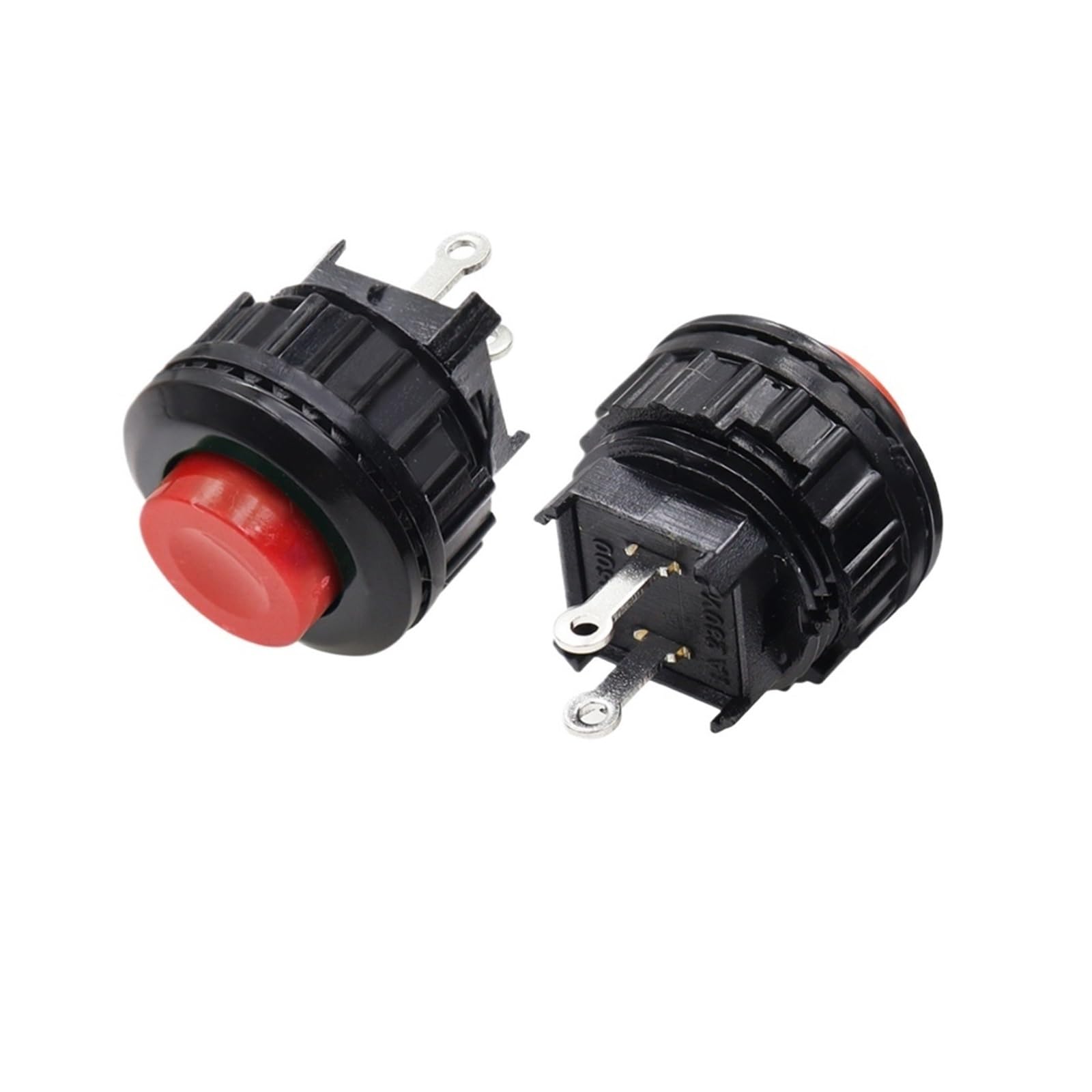 KFGWOPOYVY 10PCS DS-500 Normally Open And Press On The Unlocked Self-Reset Button Switch 14mm DS-501 On The(Red)