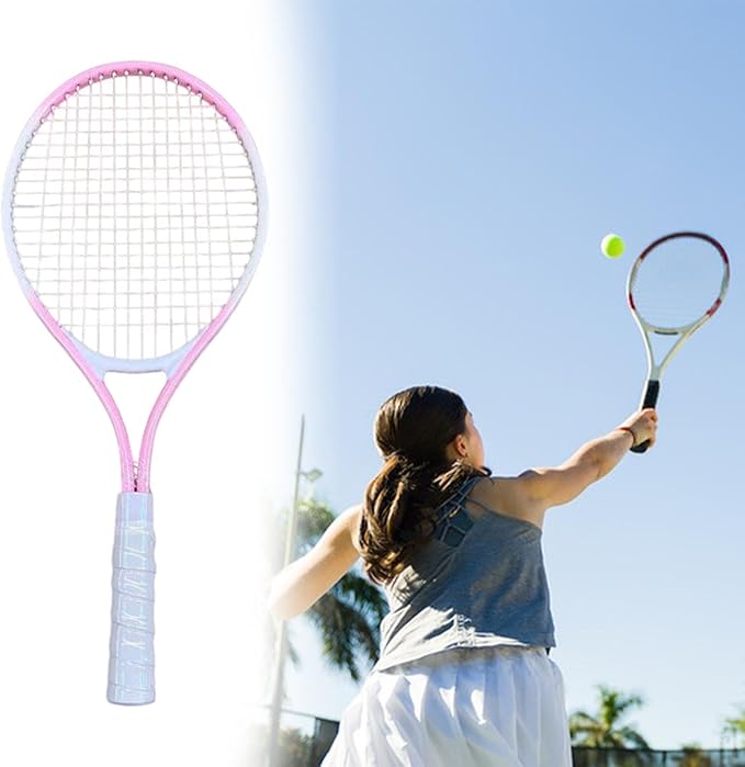 Raqueta de Tenis Menolana, Marco de Aleación de Aluminio, Cuerdas de Nylon miniatura 2