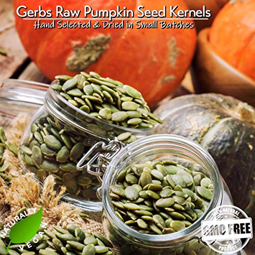Gerbs Raw Hulled Pumpkin Seed Kernels, Sunflower Seed Kernels Bundle, 32 Ounce Bags, Top 14 Food Allergen Free, Non Gmo, Vegan, Keto, Paleo Friendly #TOP3