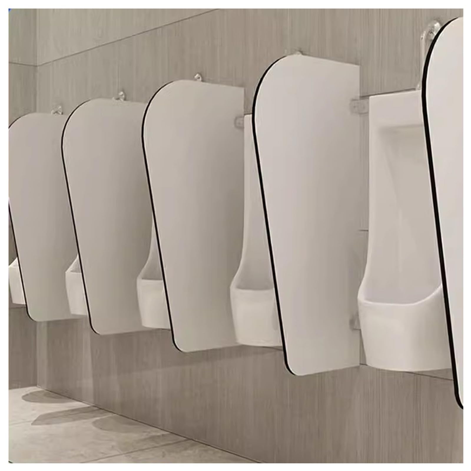 AYCDL Toilet Partition Board Waterproof Toilet Partition Wall-mounted Men's Toilet Baffle Partition Wall Public Toilet Partition Urinal Privacy Screen