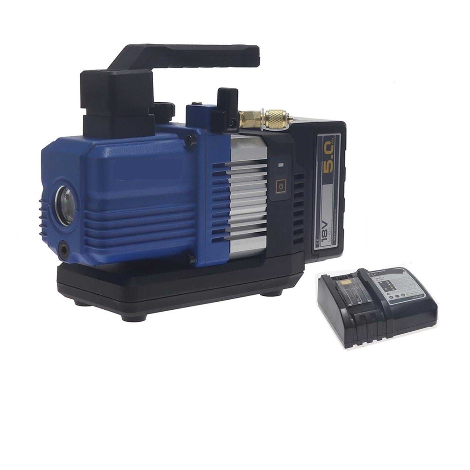 CUDTAPI Vacuum Pump, RVP-2DLI 18V Wireless Vacuum Pump VPR-2SLI Automotive Air Conditioning For R32 1234yf Refrigerant(VRP-2SLI)
